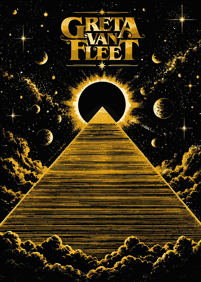 Greta Van Fleet Pyramid Poster