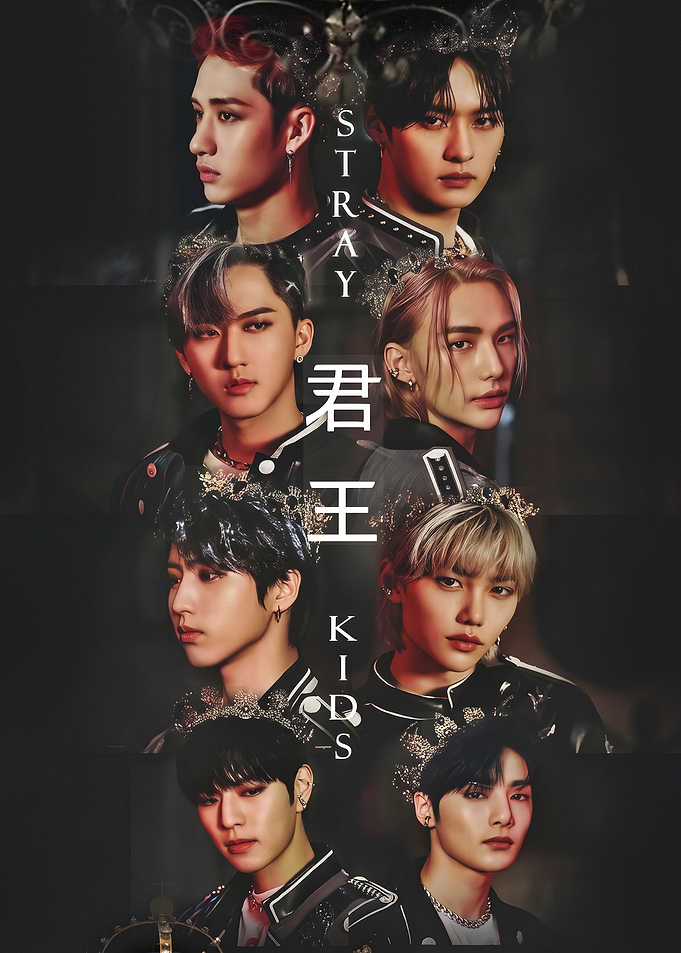 Stray Kids K-Pop Group Poster