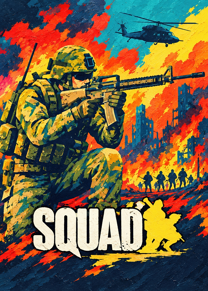 Squad Game Key Art