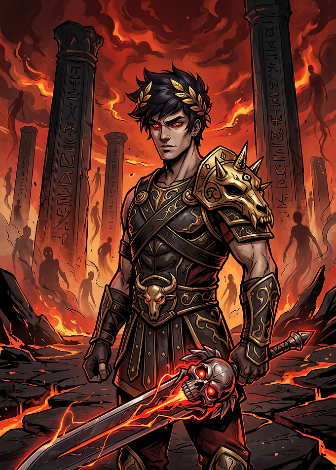 Hades Warrior in the Underworld
