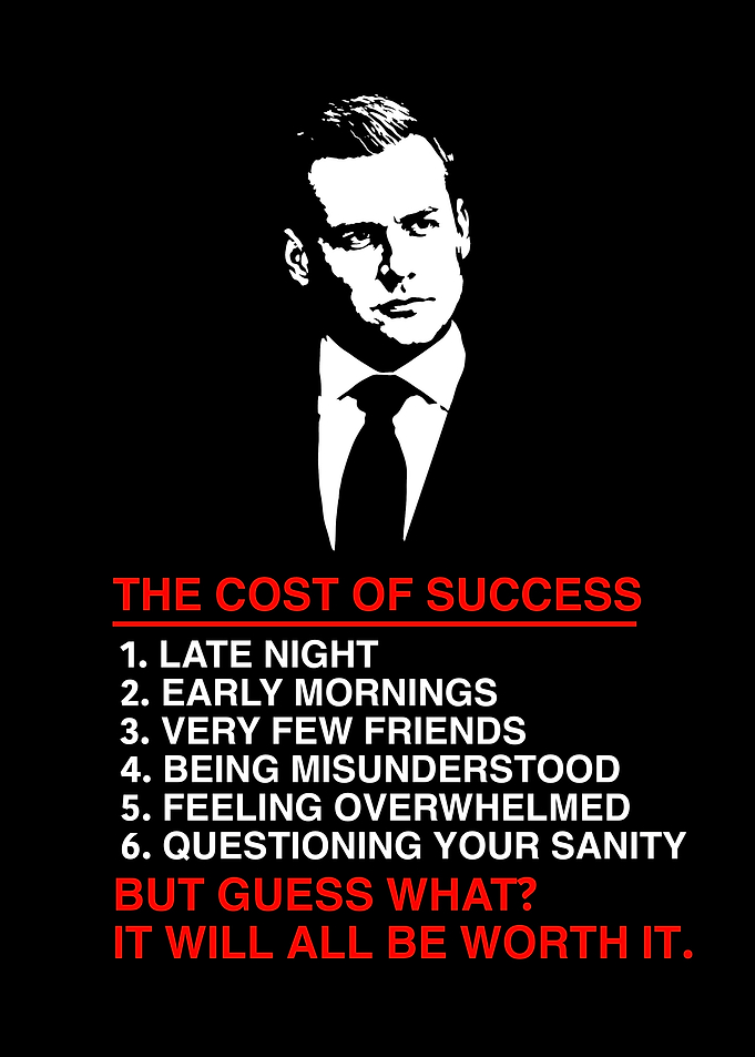 Inspirational Success Quote Poster