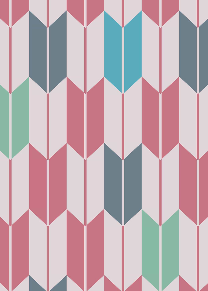 Yagasuri — Japanese Arrow Feather Pattern