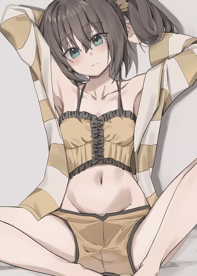 Anime Girl in Casual Loungewear