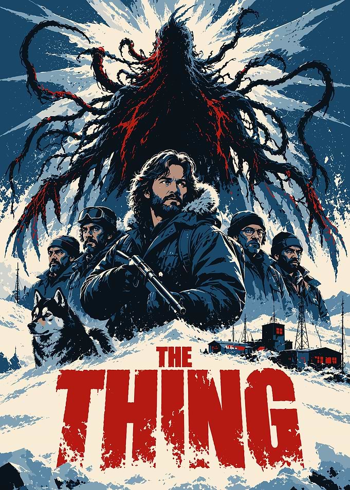 The Thing Movie Poster Art
