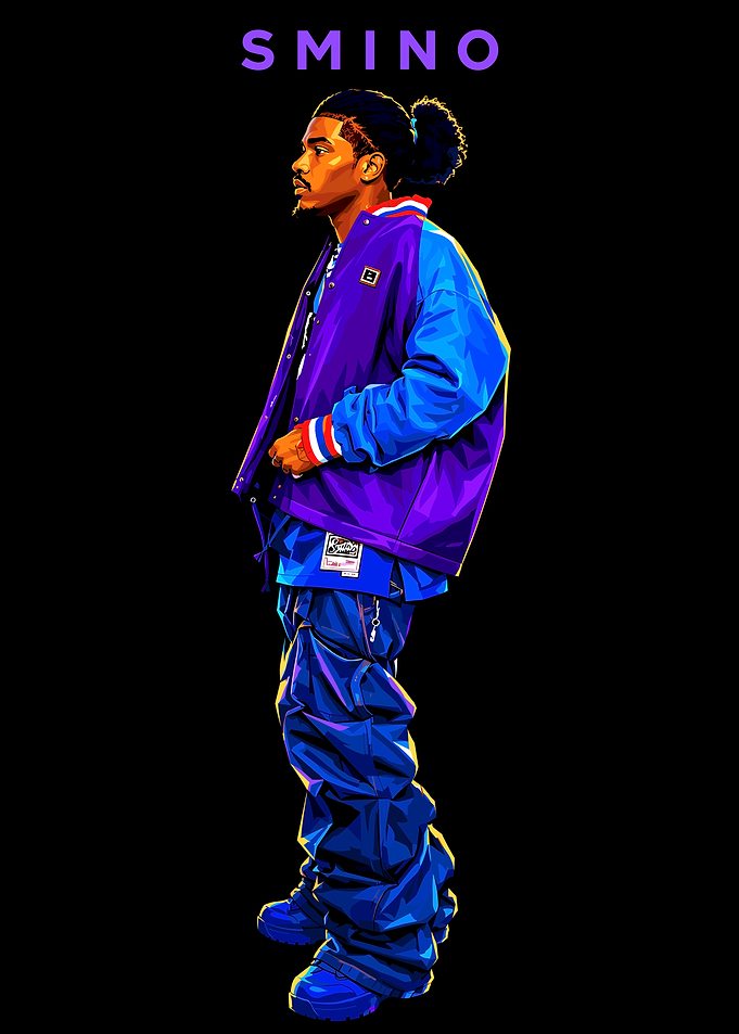 Smino Digital Illustration Portrait