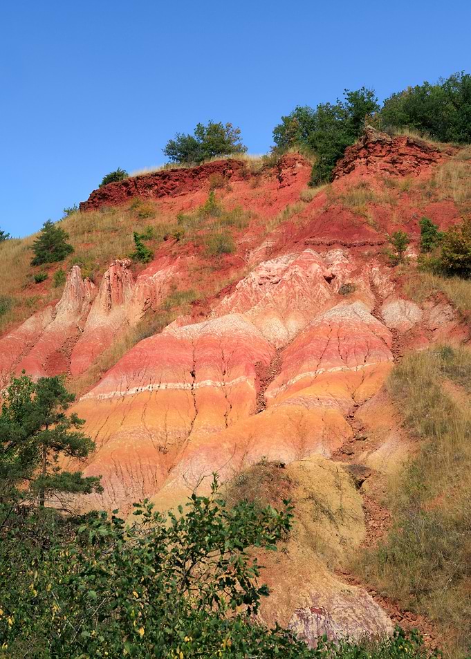 Colorful Ochre Cliffs in Provence