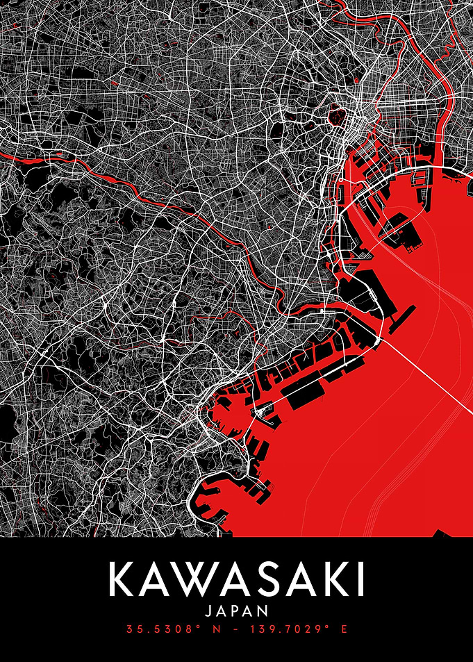 Kawasaki Dark Map