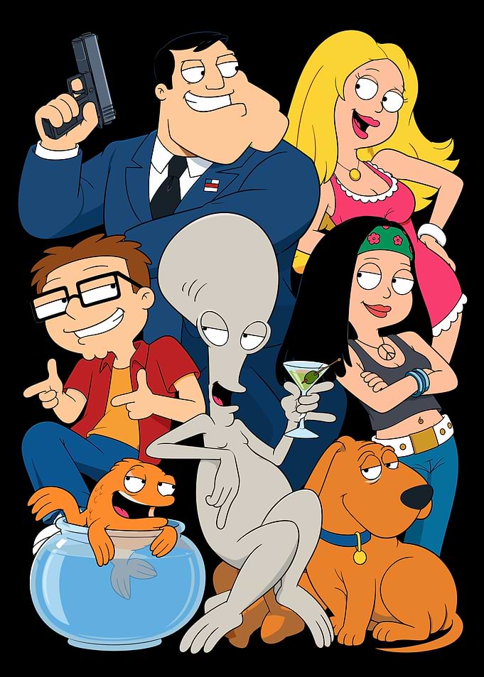American Dad Family Portrait