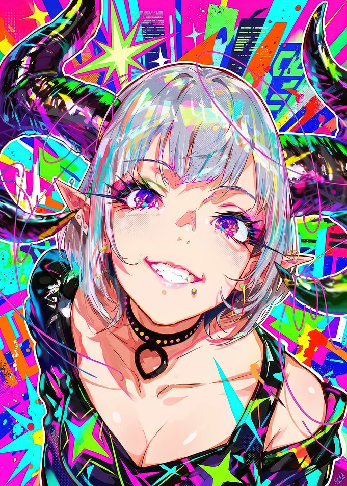 Anime Demon Girl