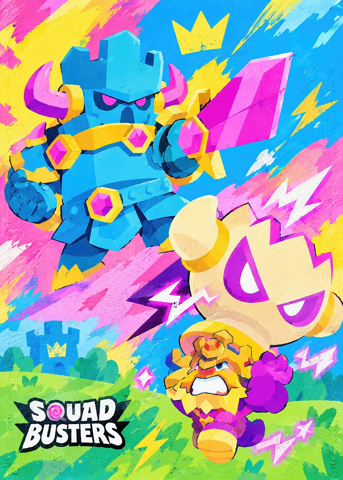 Squad Busters Game Illustration Art