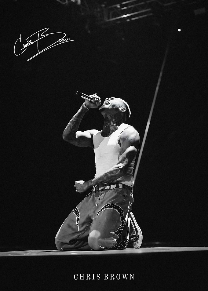 Chris Brown Performing Live on Stage
