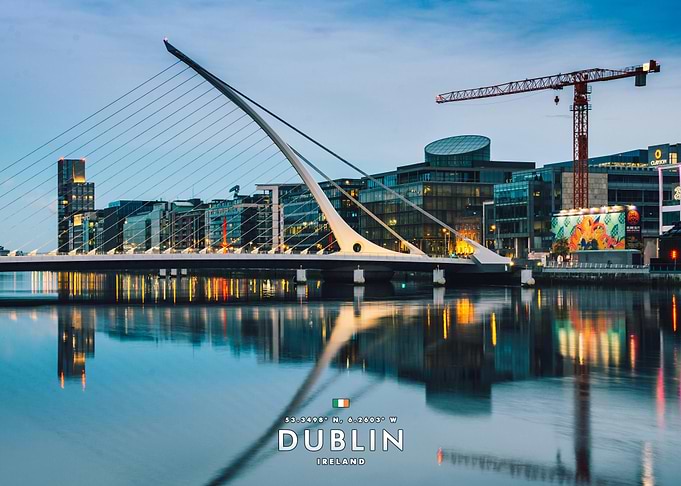 Samuel Beckett Bridge in Dublin