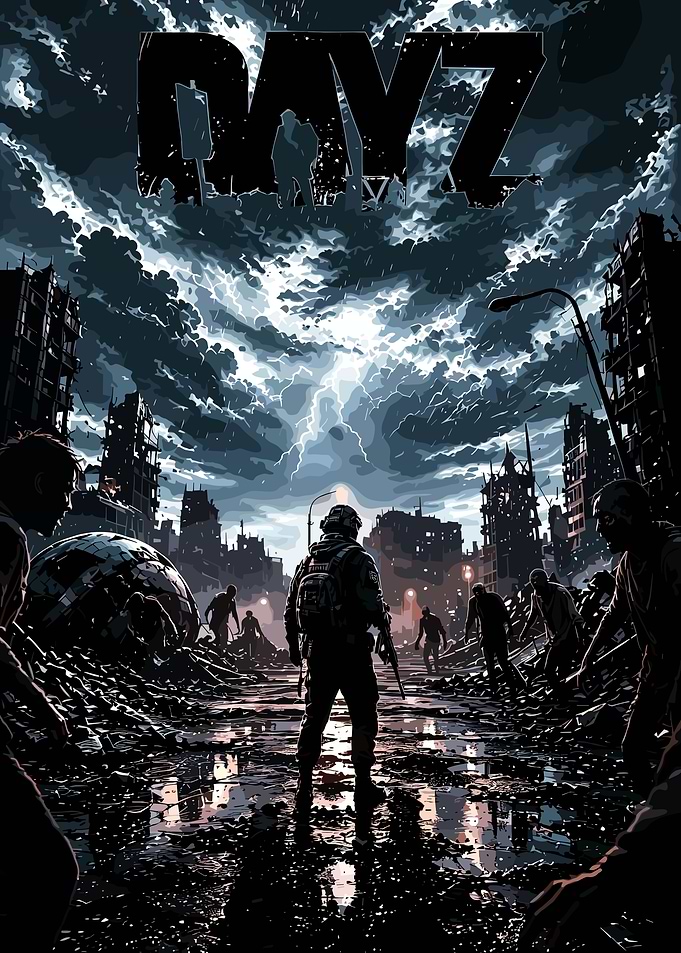 DayZ Post-Apocalyptic Survival Poster