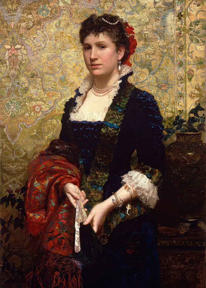 Portrait of a Lady in Velvet