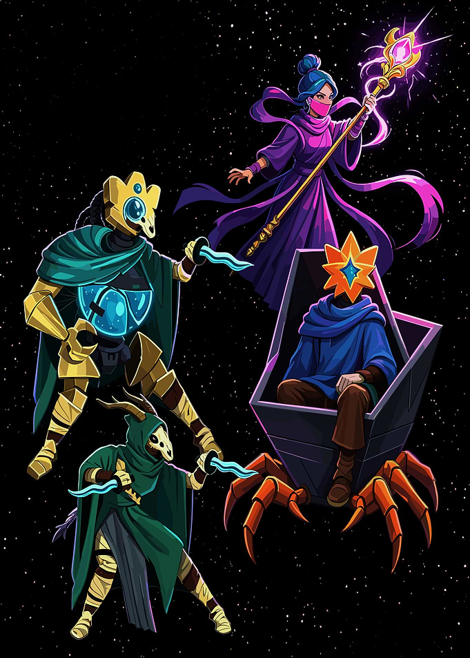 Cosmic Fantasy Character Ensemble