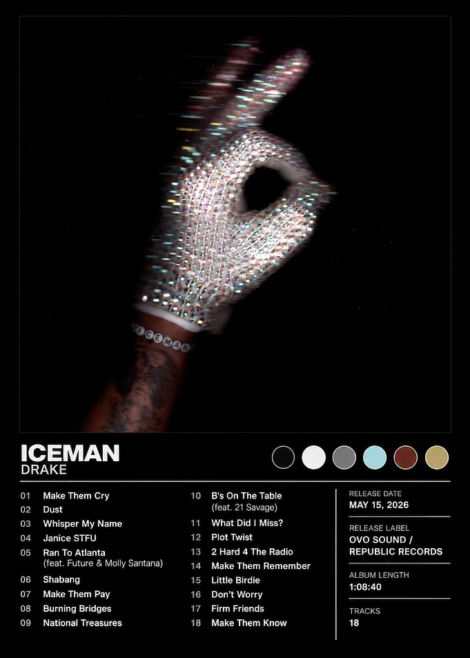 Drake Iceman Album Cover Art