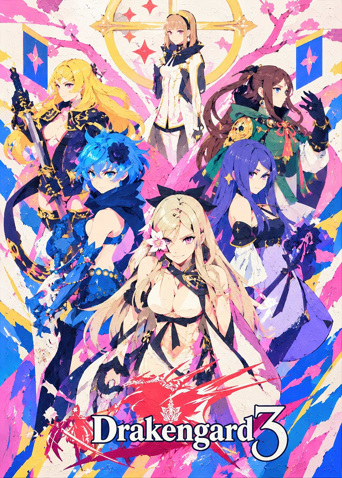 Drakengard 3 Intoners Group Illustration