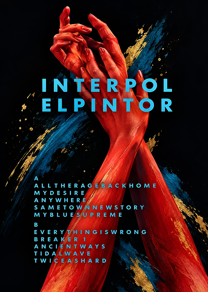 Interpol El Pintor Album Cover Art