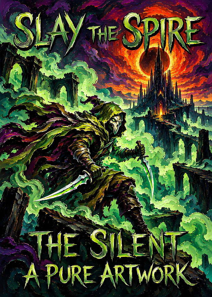 Slay the Spire The Silent Artwork