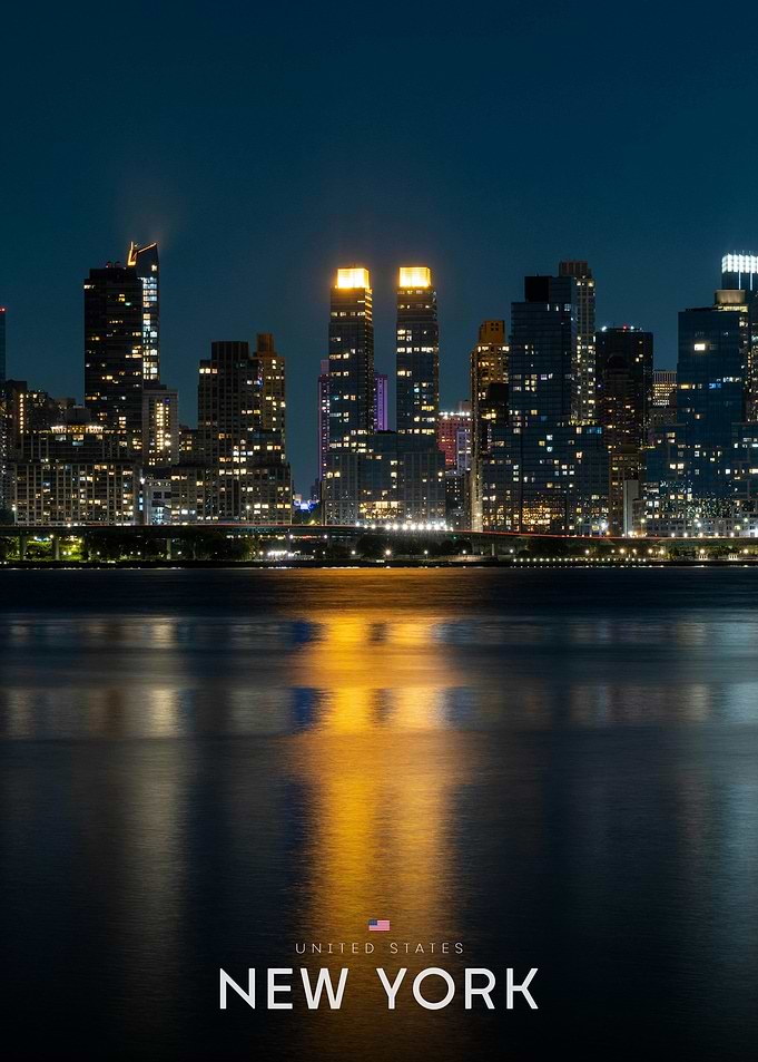 New York City Skyline at Night