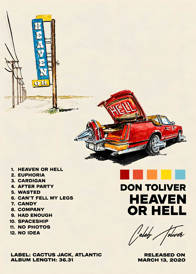 Don Toliver Heaven or Hell Album Poster