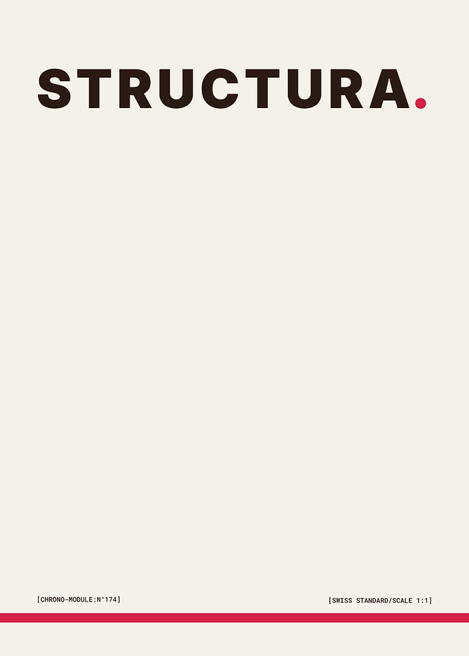 Swiss Modernist Typography Poster