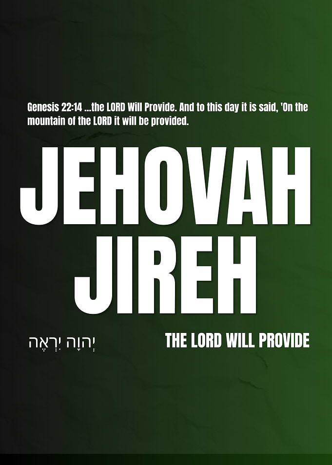 Jehovah Jireh Inspirational Poster