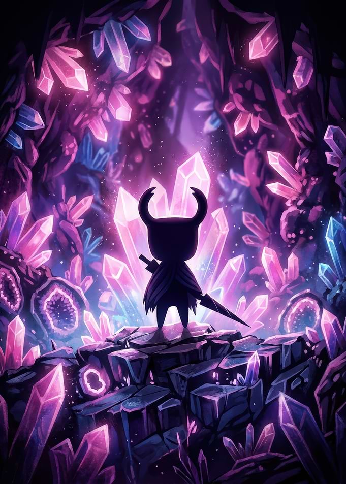 Hollow Knight in Crystal Peak
