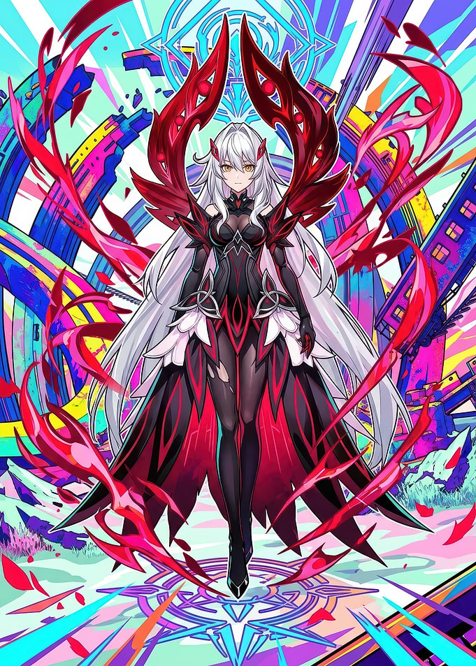 Crimson Valkyrie Anime Aesthetic