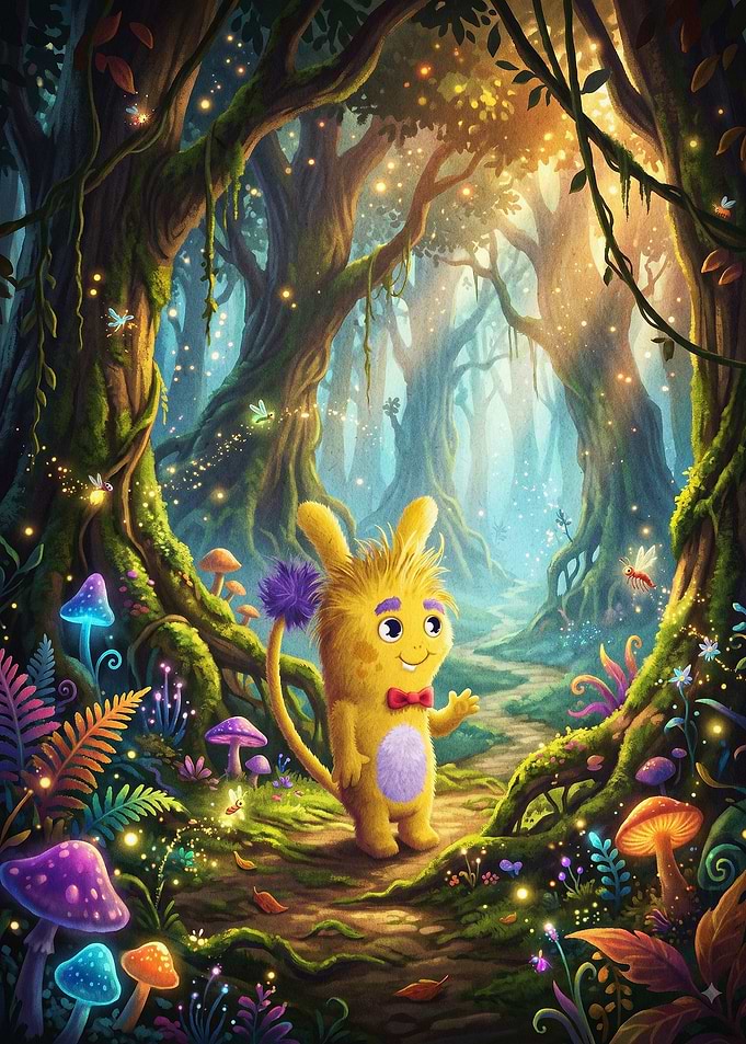 Magical Creature Fantasy Forest Art