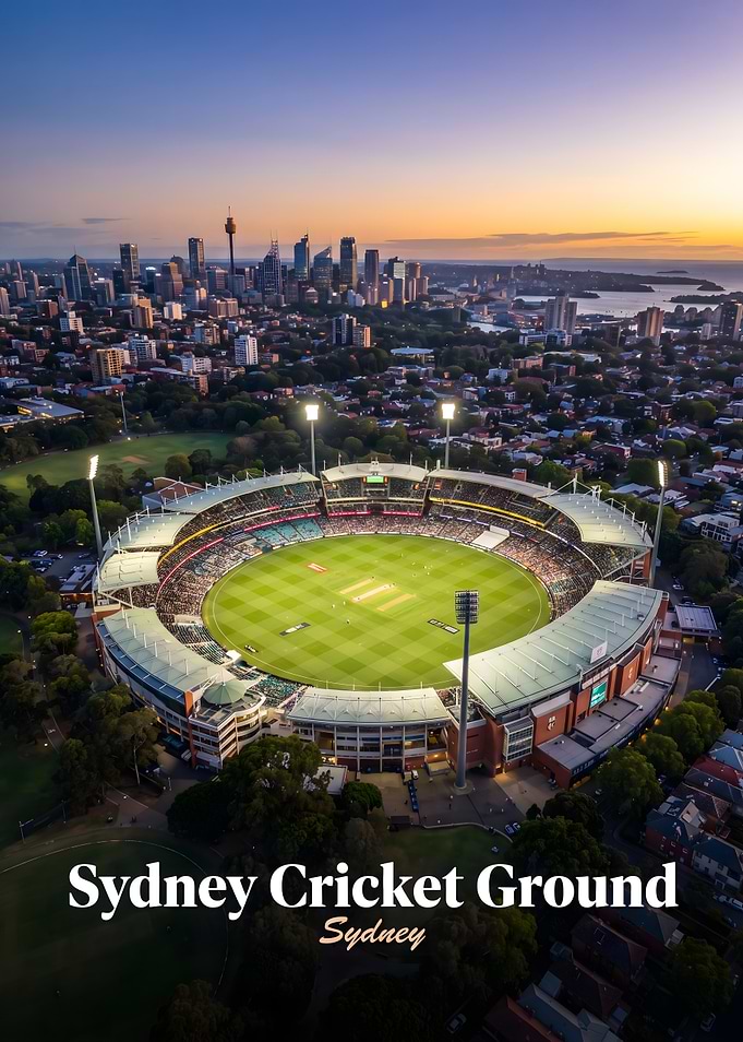 Sydney Cricket Ground Aerial View