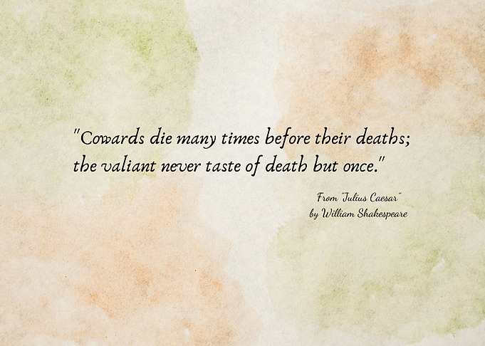 Shakespeare Julius Caesar Quote Art