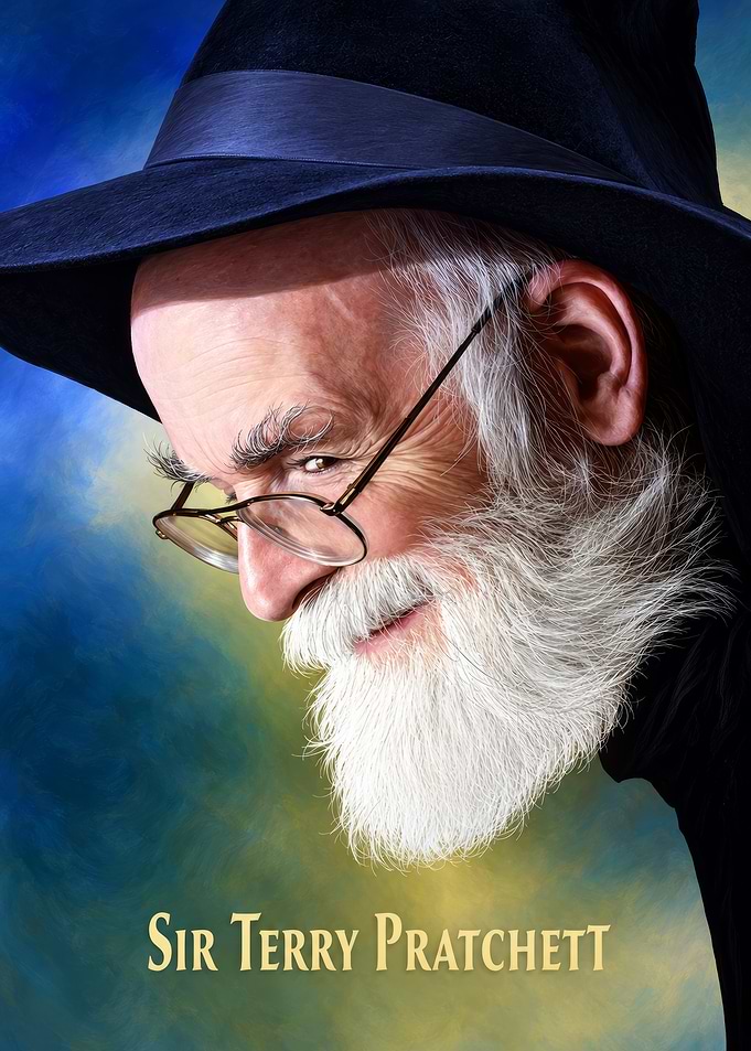Portrait of Sir Terry Pratchett