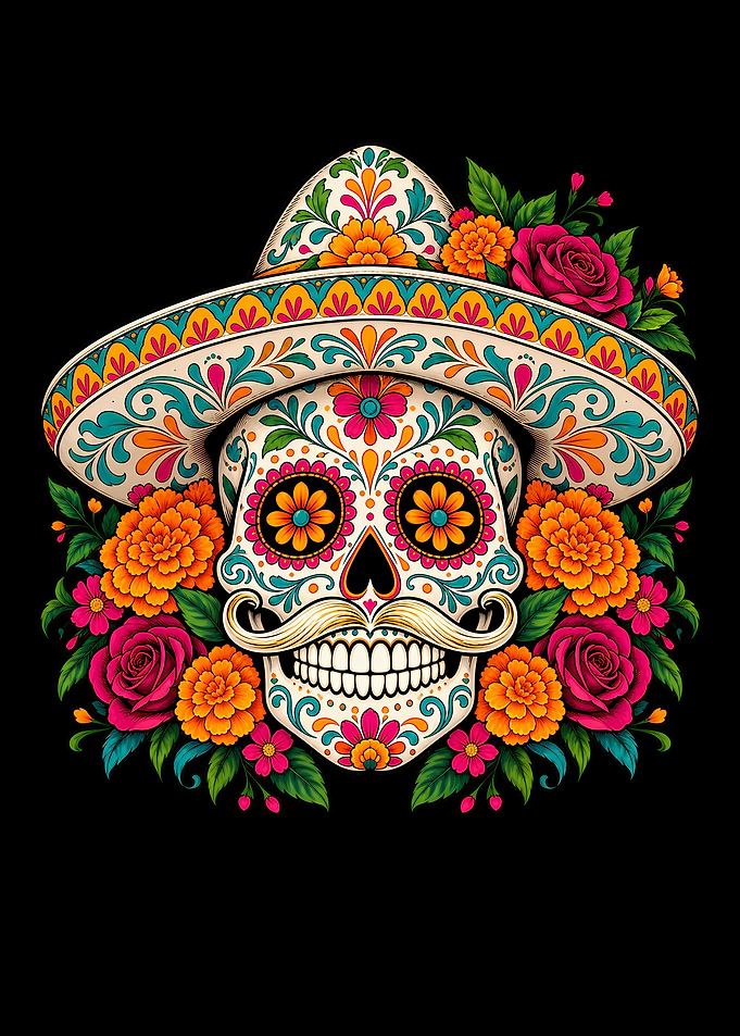 Day of the Dead Sugar Skull