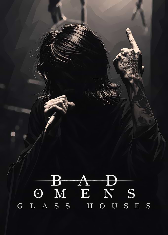Bad Omens Glass Houses Poster