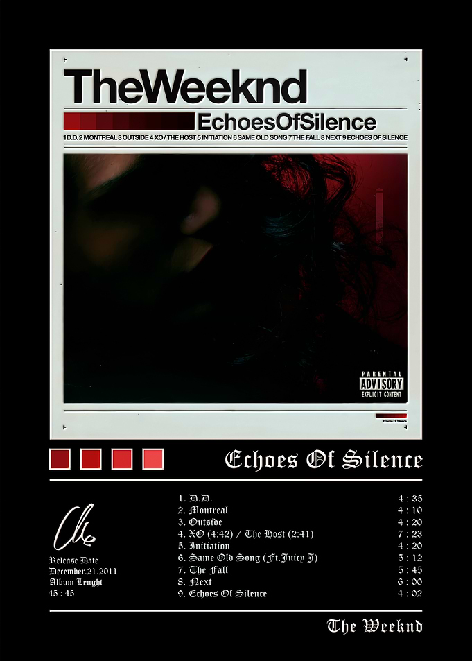The Weeknd Echoes of Silence Poster
