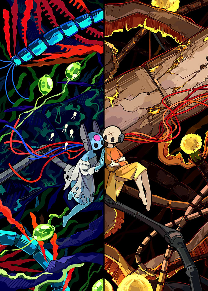 Duality of Rain World Slugcats