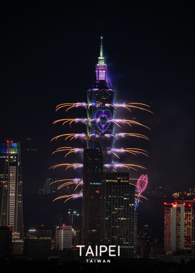 Taipei 101 New Year Fireworks Display