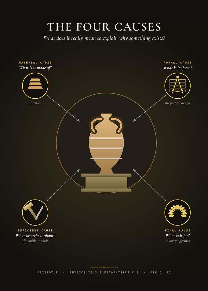 The Four Causes – Aristotle Diagram