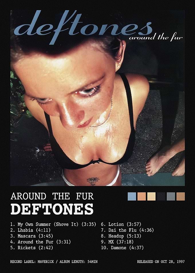 Deftones Around the Fur Album art