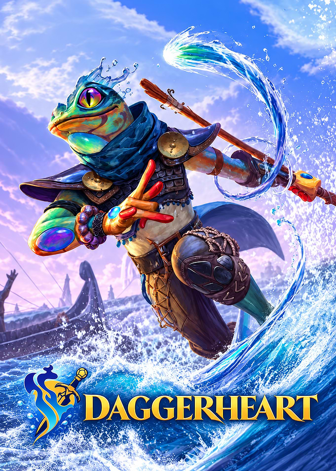 Daggerheart Frog Character Art