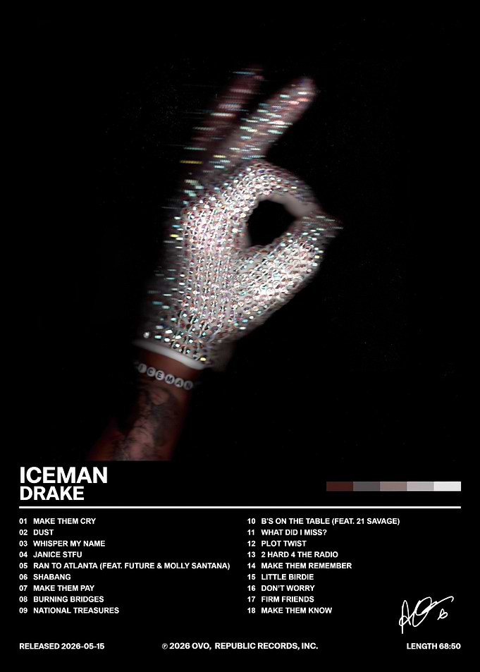 Drake Iceman Album Cover Art