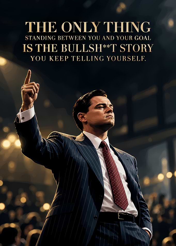 The Wolf of Wall Street Motivational Poster