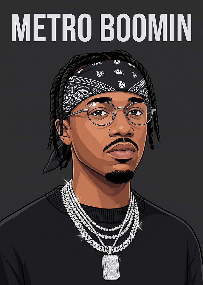 Metro Boomin Digital Portrait
