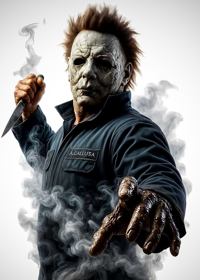 Michael Myers Halloween Horror Portrait