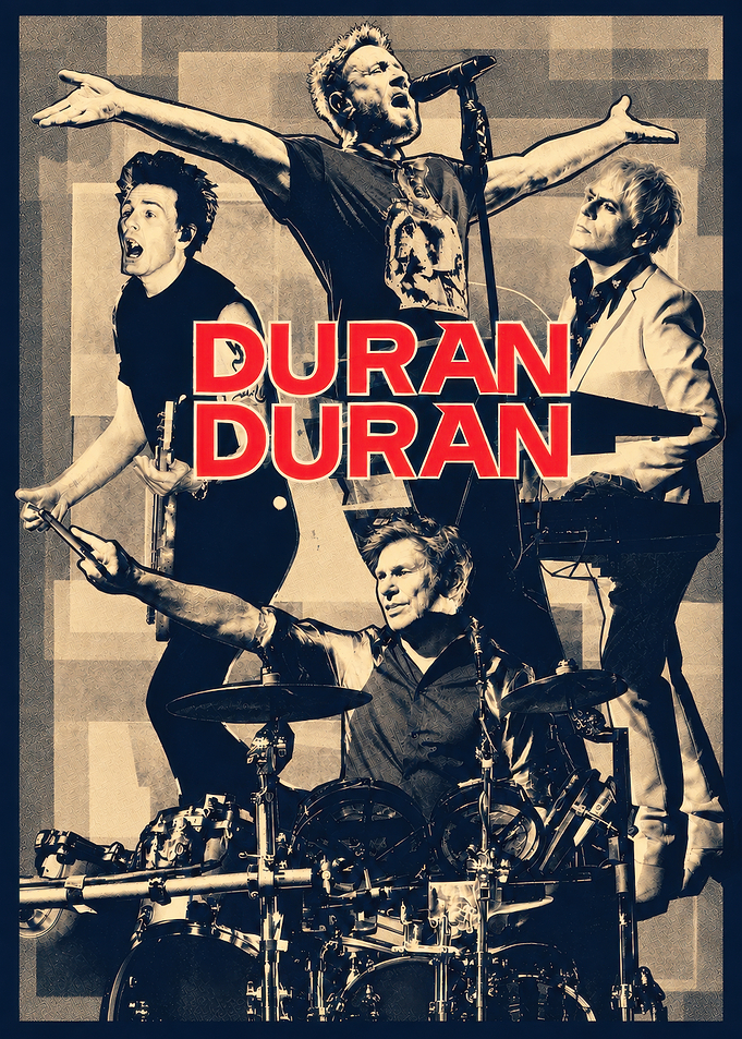 Duran Duran Band Poster