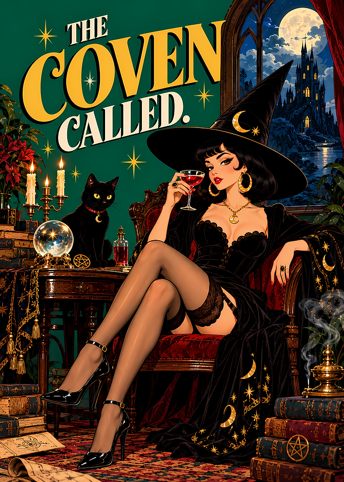 The Coven Called Witch Illustration