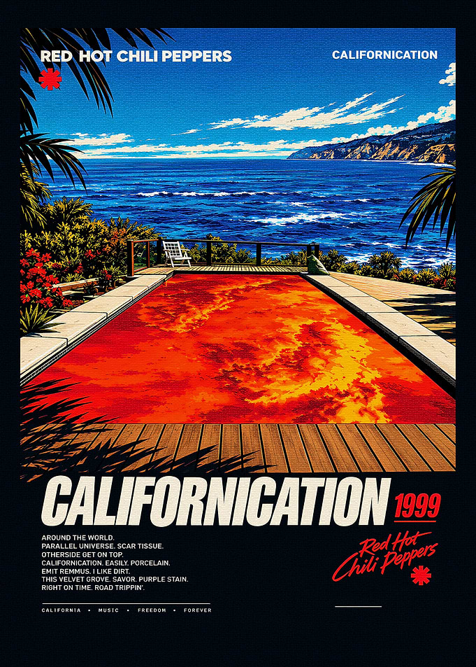Red Hot Chili Peppers Californication Poster