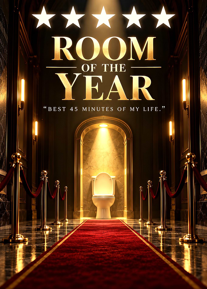 Room of the Year Toilet Poster