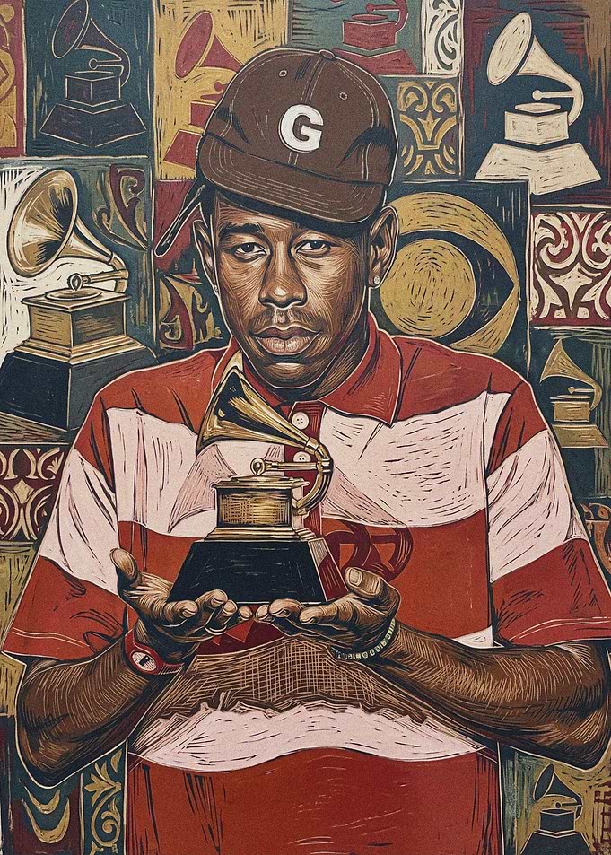 Tyler, the Creator Grammy Award Portrait
